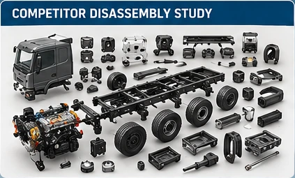 Engineering measurement and benchmarking — global automotive OEM, India market entry